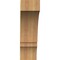 Ekena Millwork 6"W x 20"D x 20"H Balboa Rough Sawn Knee Brace, Western Red Cedar BRC06X20X20BOA00RWR - alternate 4